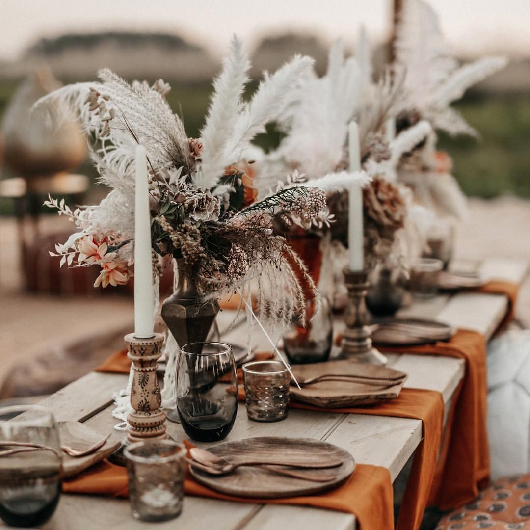 A closer look at Vintage Bohemian Wedding Decorations