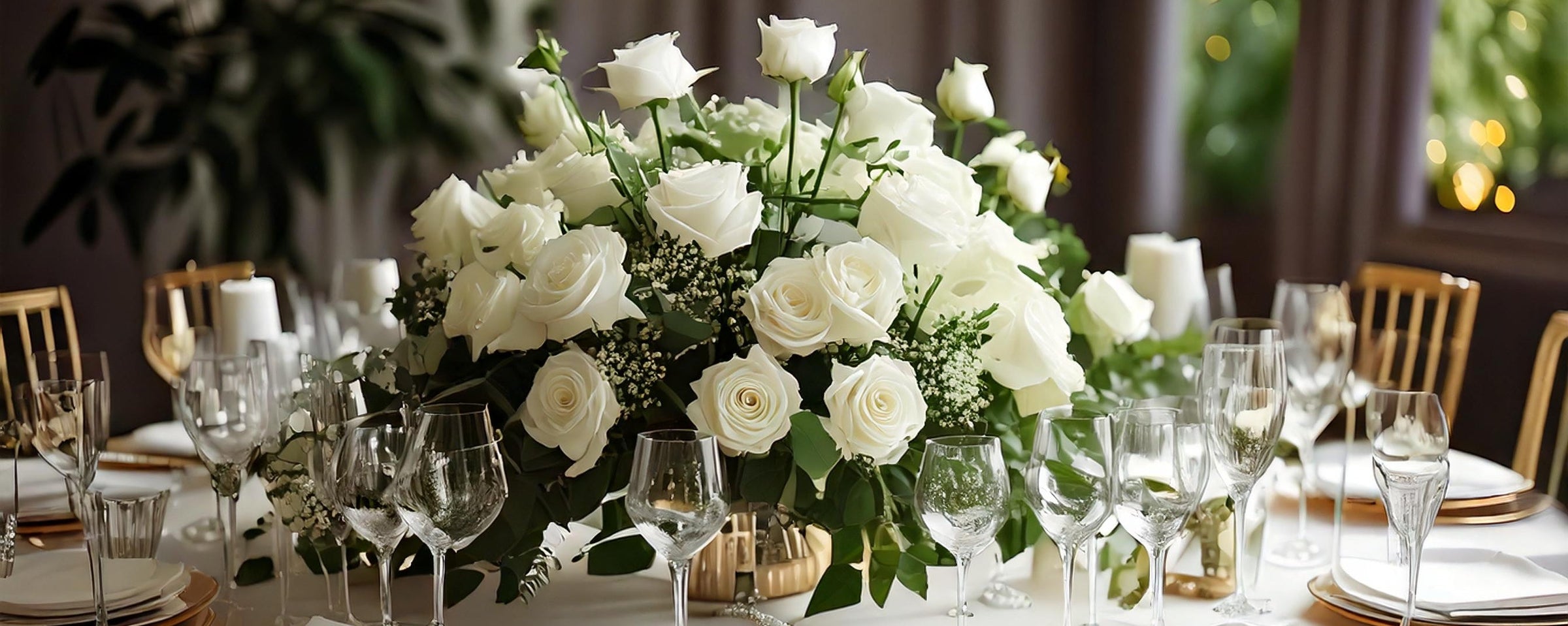 White Artificial Flowers
