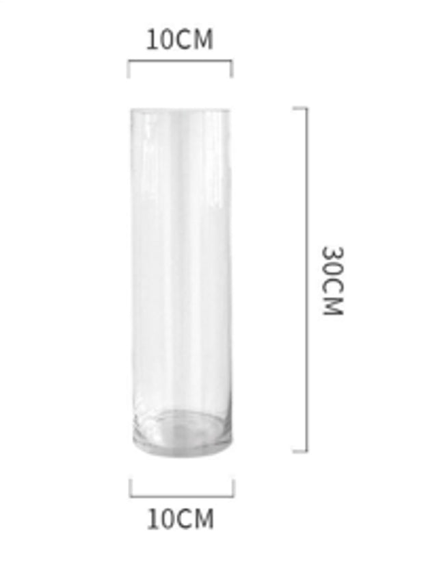 Single Tall Glass Vase dimensions