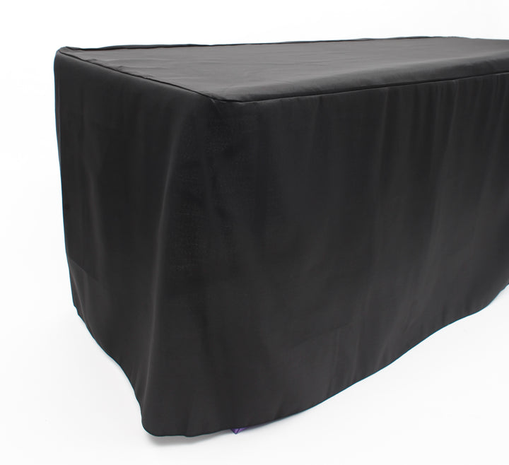 3 Sided Fitted Tablecloth - White (6ft)