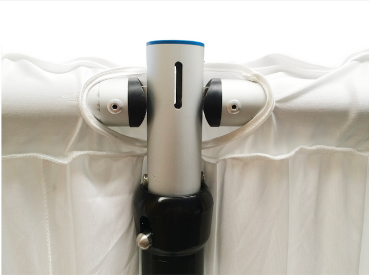 Ice Silk Satin Backdrop - White (6x3m)