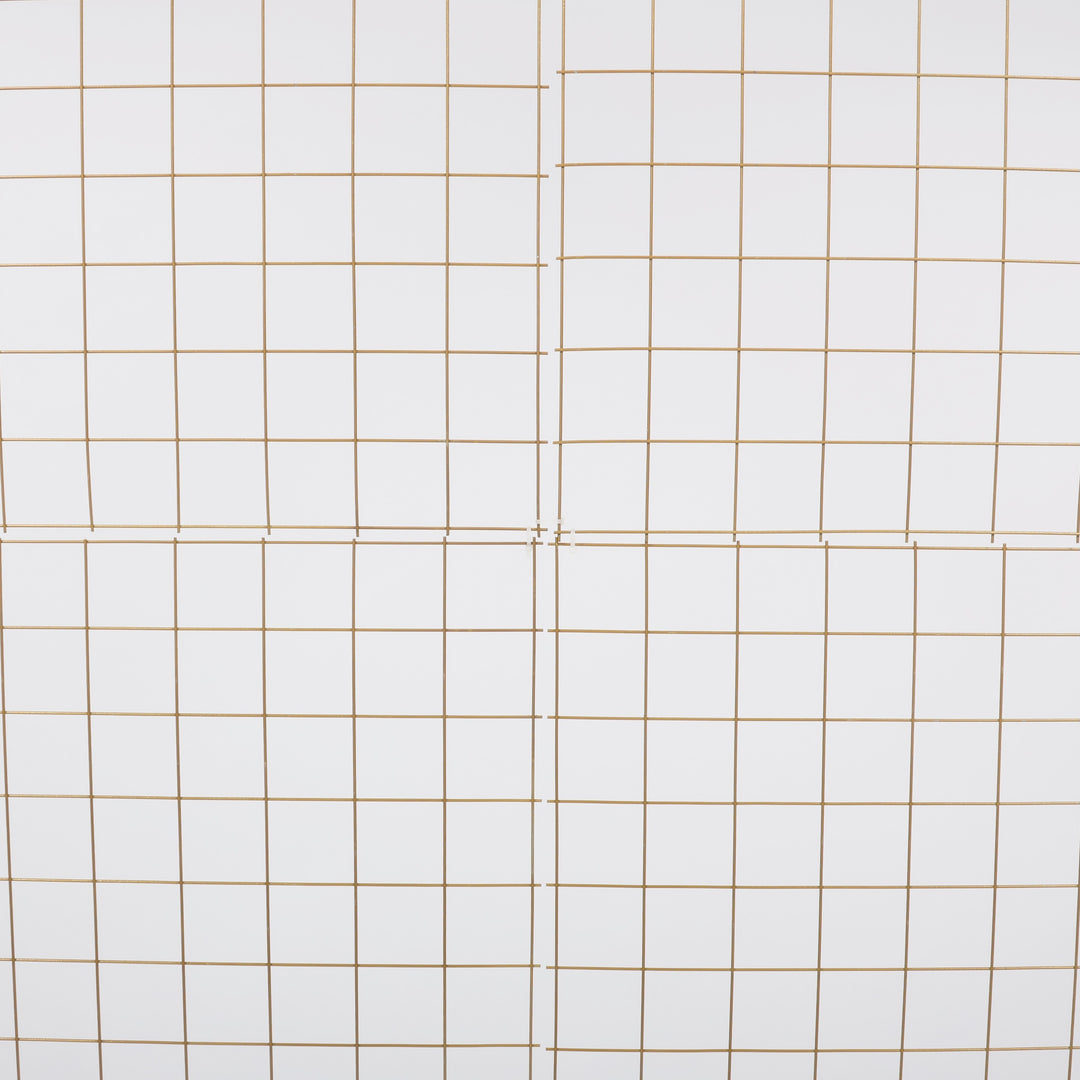 Round Mesh Frame Stand / Balloon Arch  - Gold (2m - 4 Parts)
