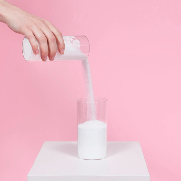 Sand Candle Wax - pouring into glass vase