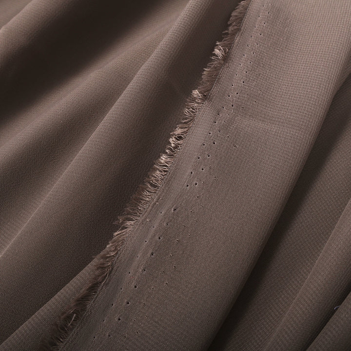 Chiffon Fabric 1.5x10m - Latte / Mocha, side seam with no overlocking