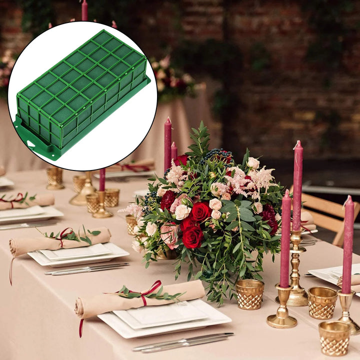 Florist Foam Brick Enclosed Cage in setting