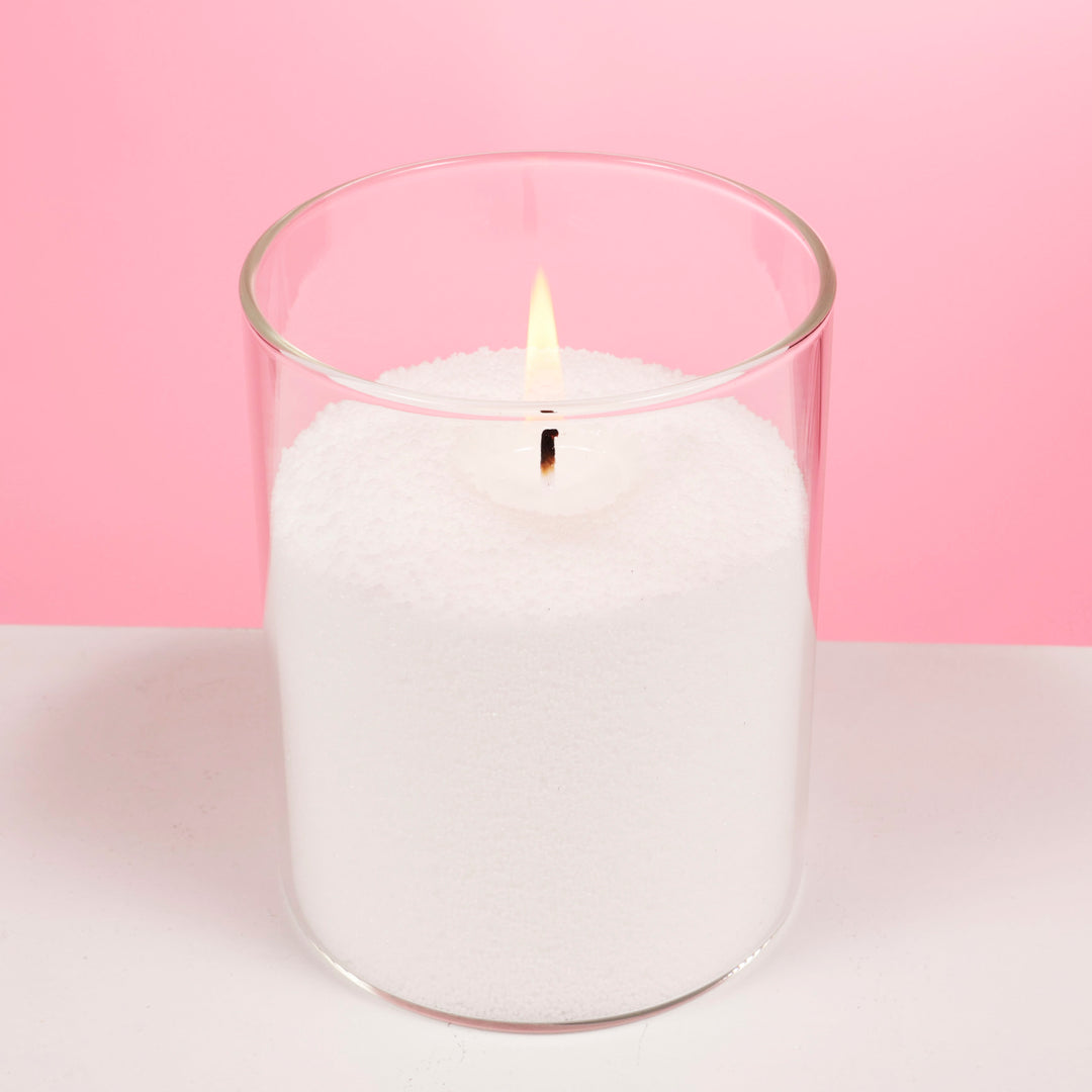 Glass Cylinder Vase (8x10cm) top view