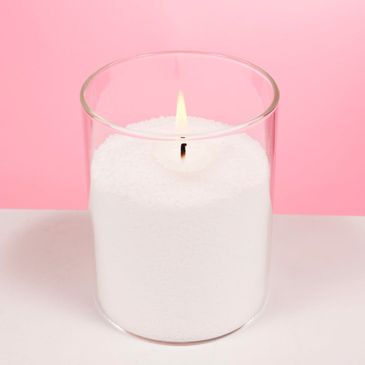 Glass Cylinder Vase (8x10cm) top view