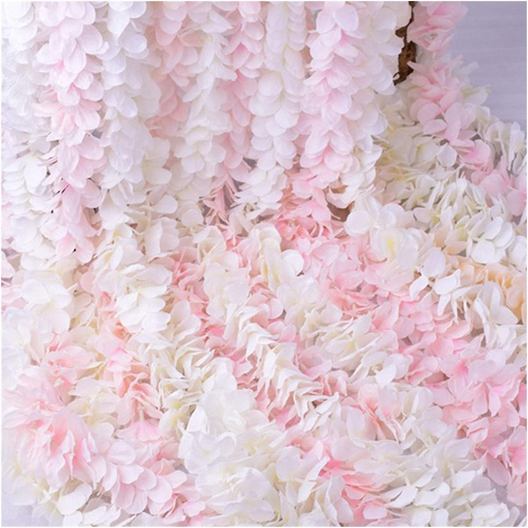 Large Orchid Hanging Garland - Pale Yellow (2m)
