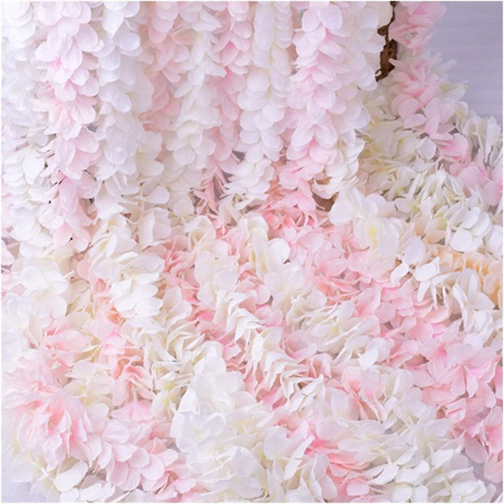 Large Orchid Hanging Garland - Pale Yellow (2m)
