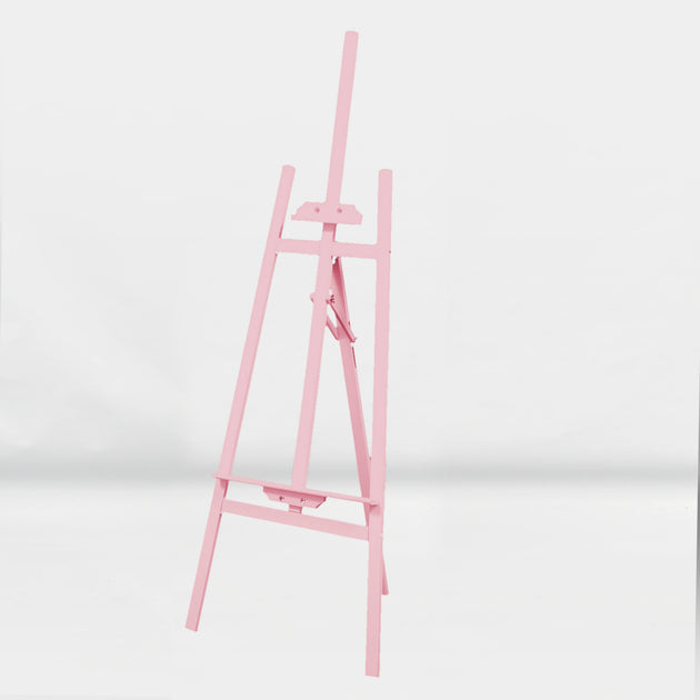 Wedding Easel Pink Wooden Easels Luna Wedding & Event Supplies