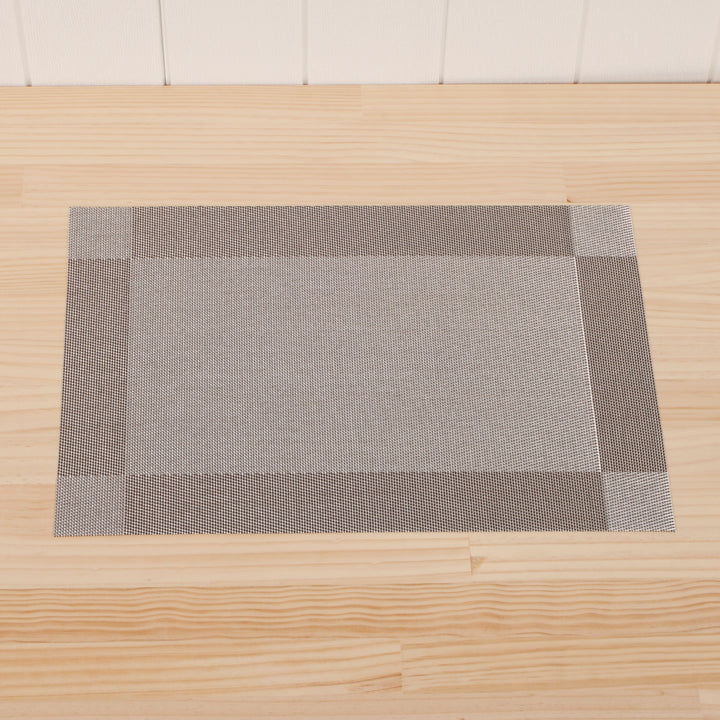 Woven Place Mats - Silver