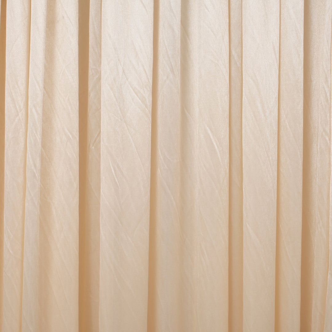 Ice Silk Satin Backdrops - No Swag - Ivory (3x3m)