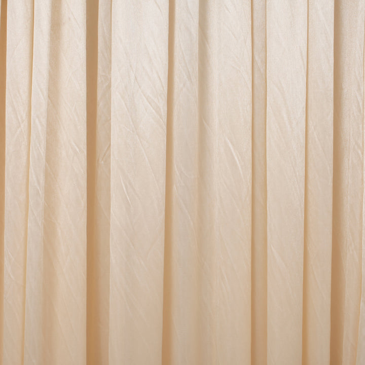 Ice Silk Satin Backdrops - No Swag - Ivory (3x3m)