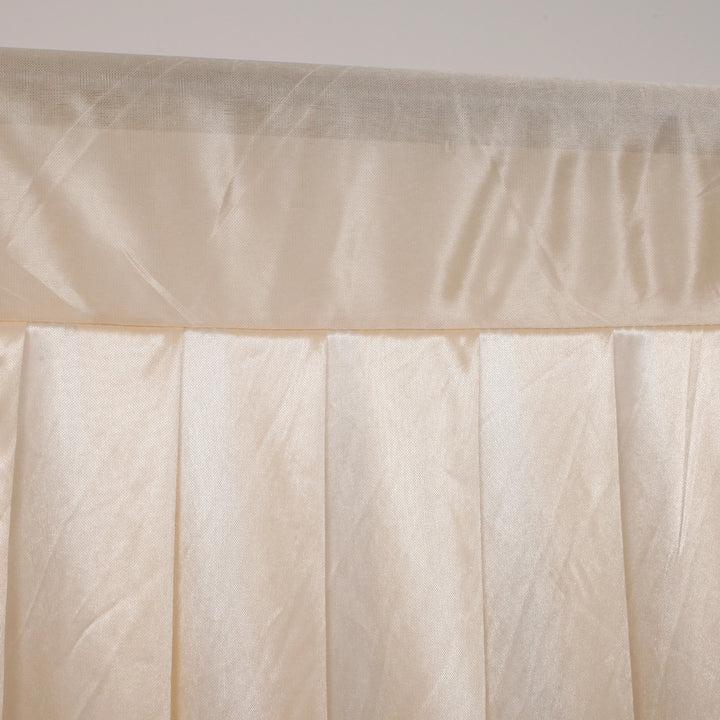 Ice Silk Satin Backdrops - No Swag - Ivory (3x3m)