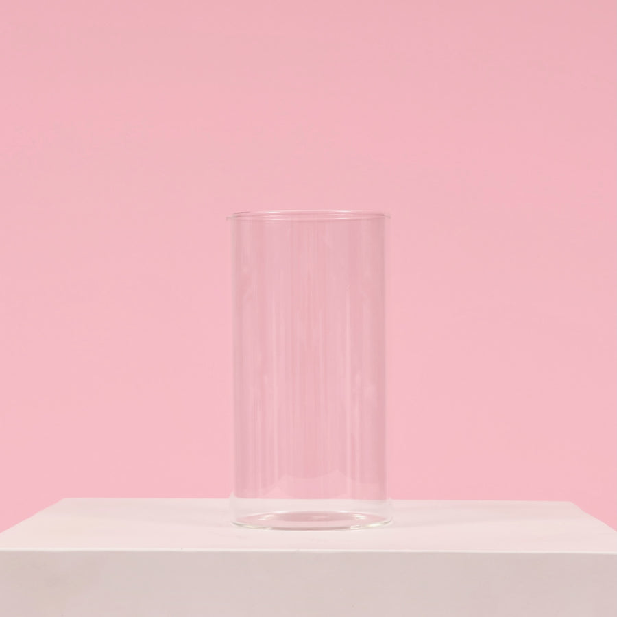 Glass Cylinder Vase (8x15cm)