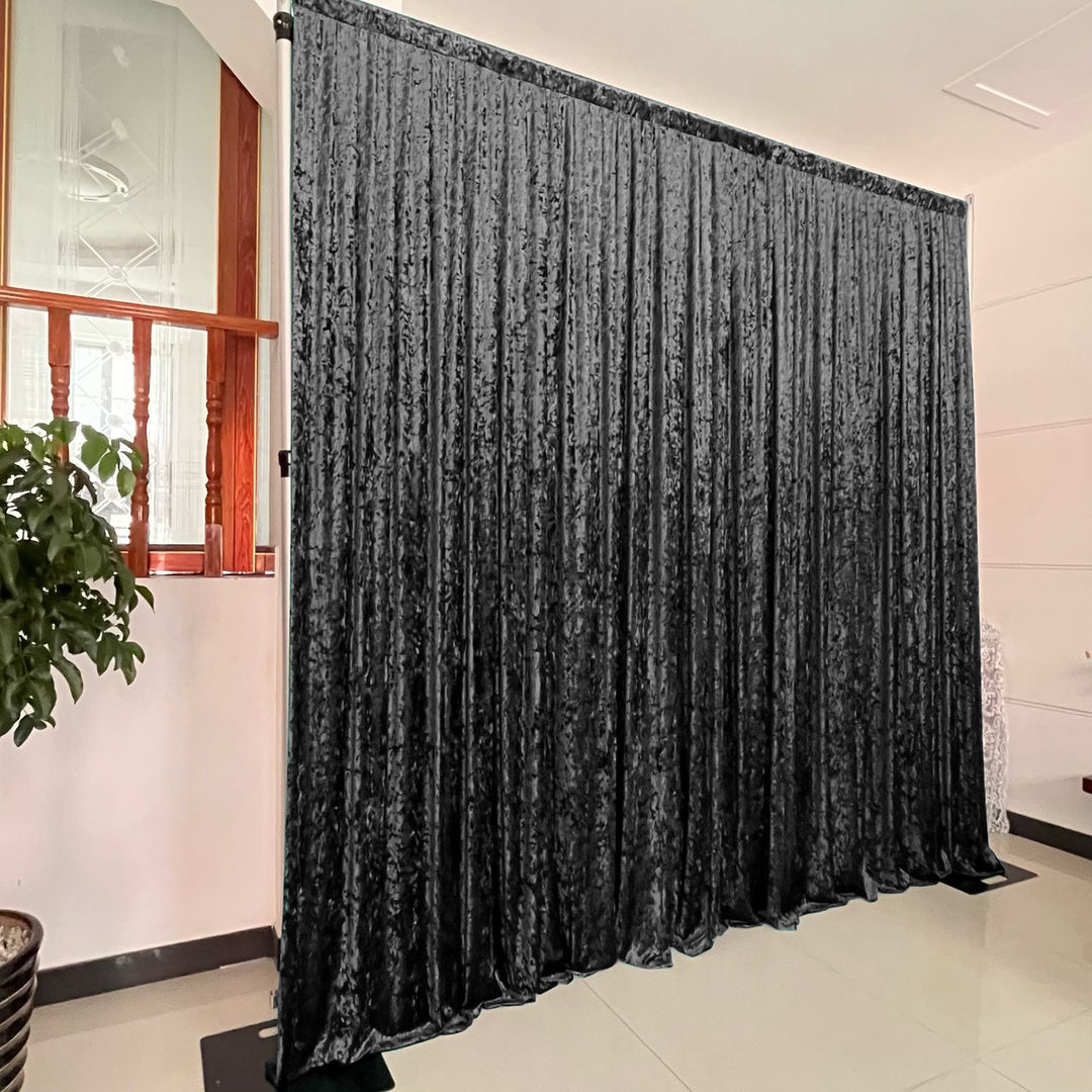 Velvet Backdrop Curtain - Black (3x3m)