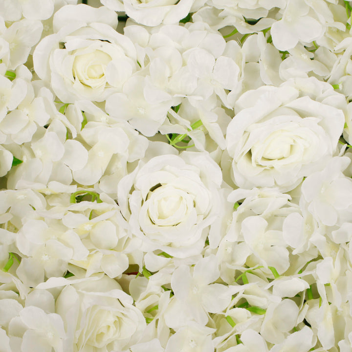 Flower Wall - Rose & Hydrangea (White)