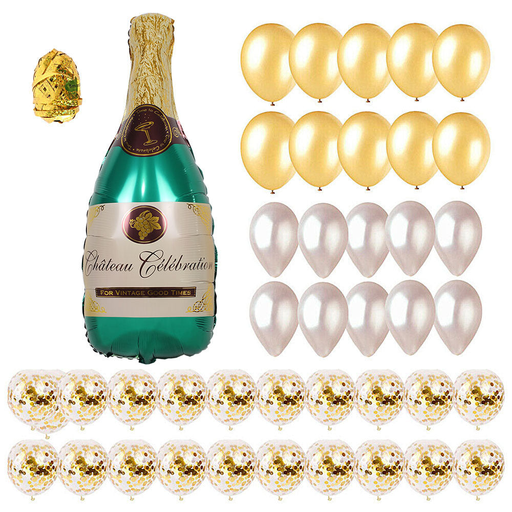 Champagne Celebration Balloon Garland contents