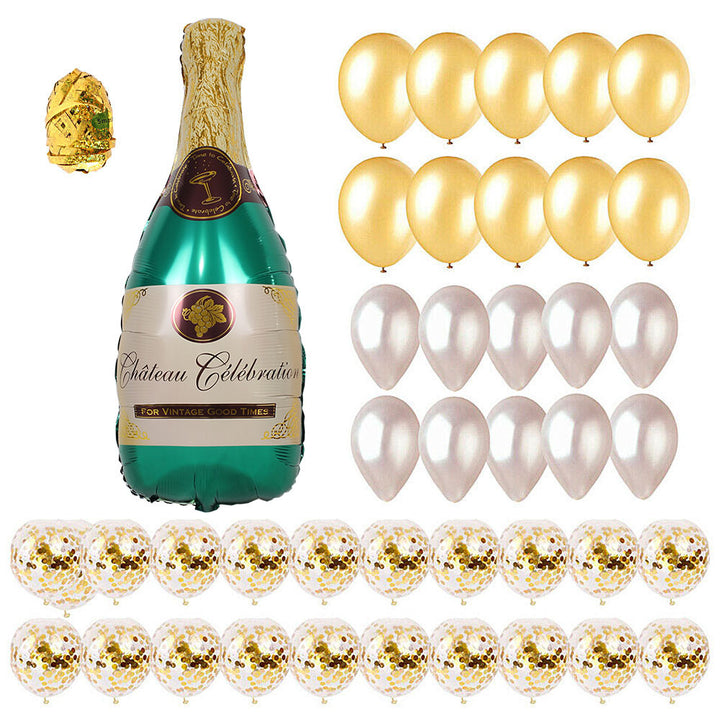 Champagne Celebration Balloon Garland contents