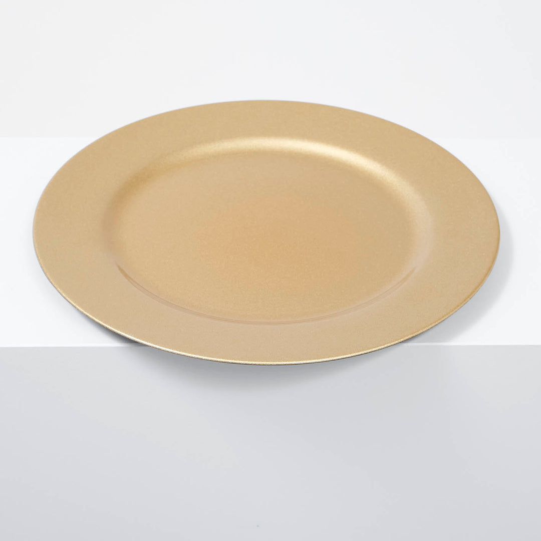 Glitter Charger Plate Set - Gold (33cm)