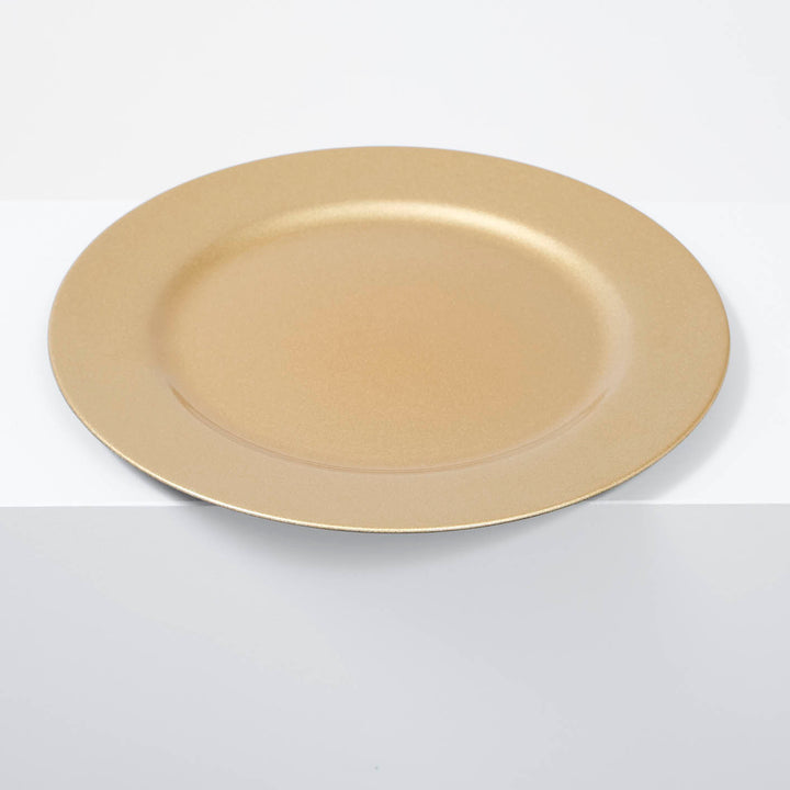 Glitter Charger Plate Set - Gold (33cm)