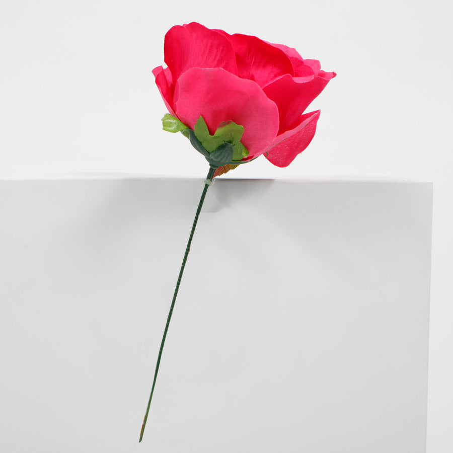 HOT PINK SINGLE ROSE
