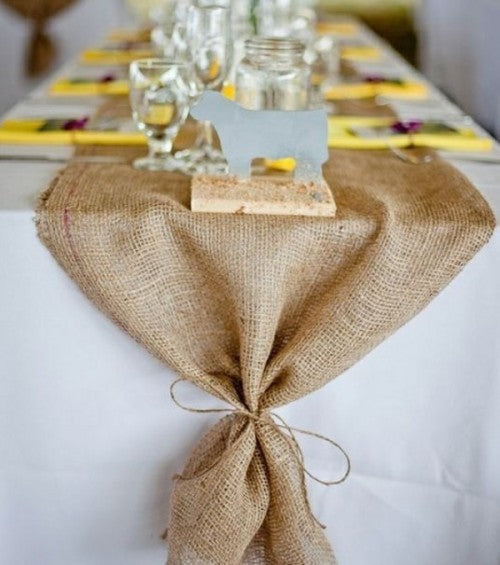 Hessian Table Runner (35x235cm)