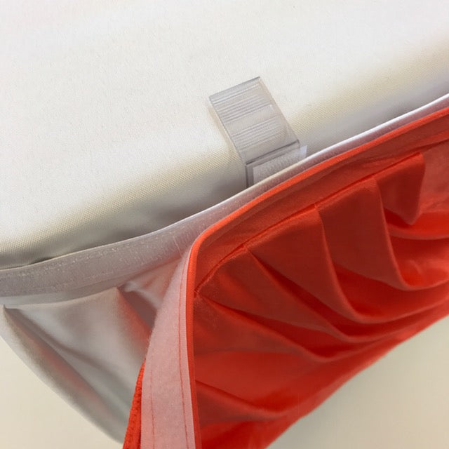 Ice Silk Satin Swag  - Orange (3m)