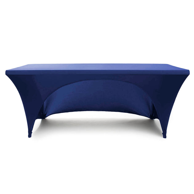 3 Sided Navy Lycra Table Covers Tablecloths In Australia Luna