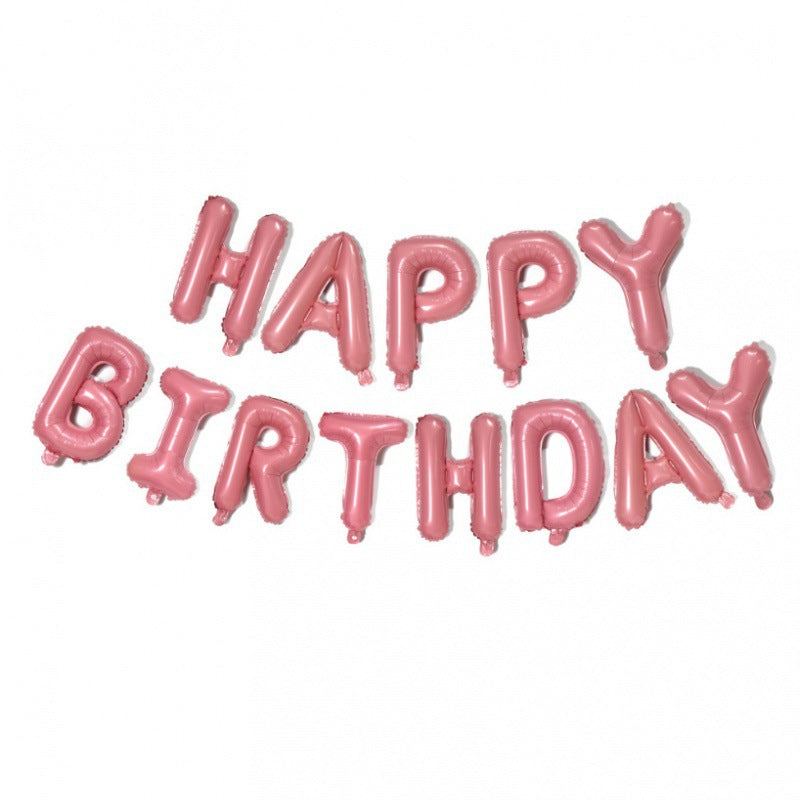 Pink Happy Birthday Balloon Kit