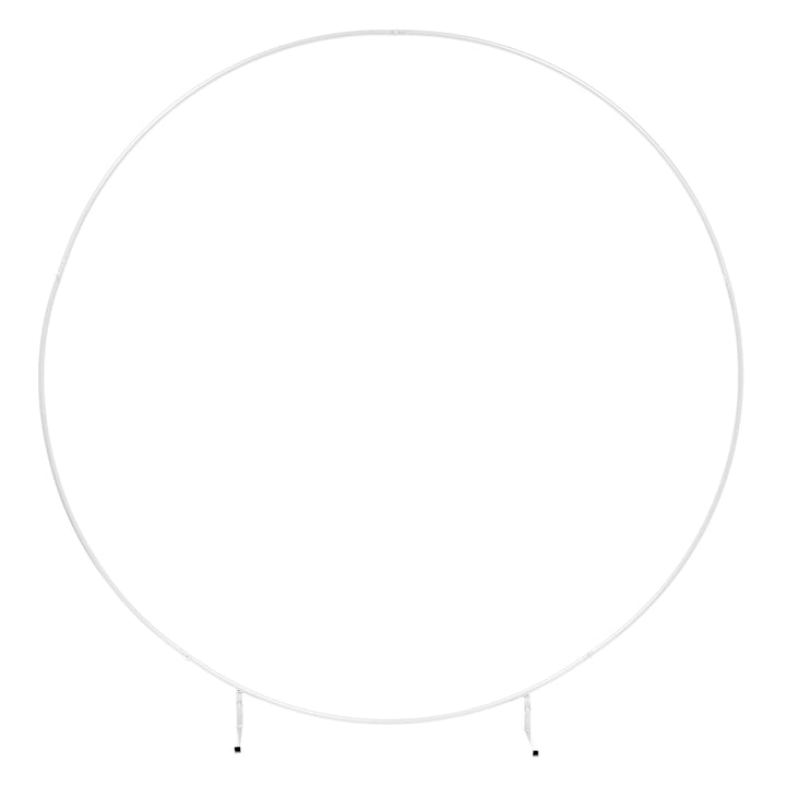 Round Wedding Arch / Flower Stand Frame - White (1.5m)