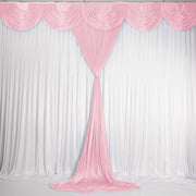 Blush Ice Silk Satin Backdrop Convertible Panels 1mx3m