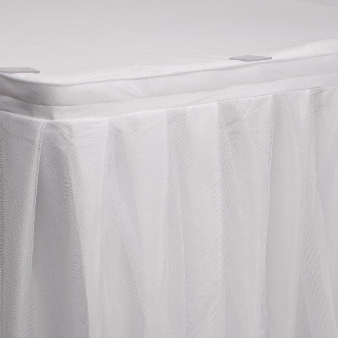 White Tulle Tutu Skirting