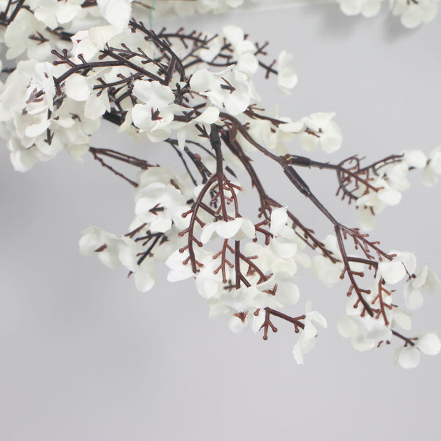 Shop Artificial White Cherry Blossom Branches Luna Wedding & Event