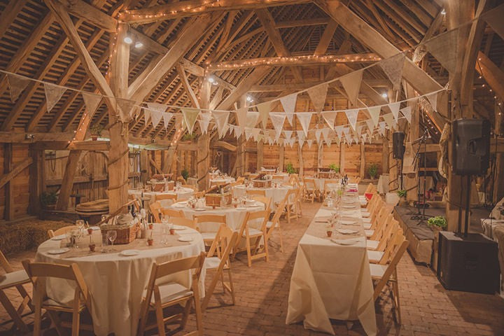CLEARANCE Bunting - Plain Hessian Triangles