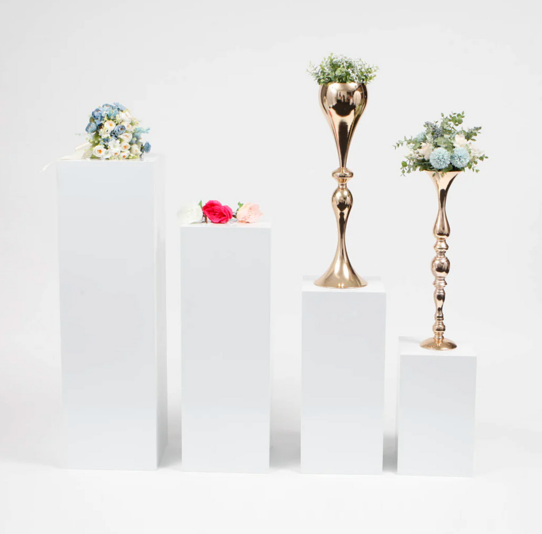 Luna Wedding & Event Supplies Blog: How to Decorate Using Plinths For Your Next Event