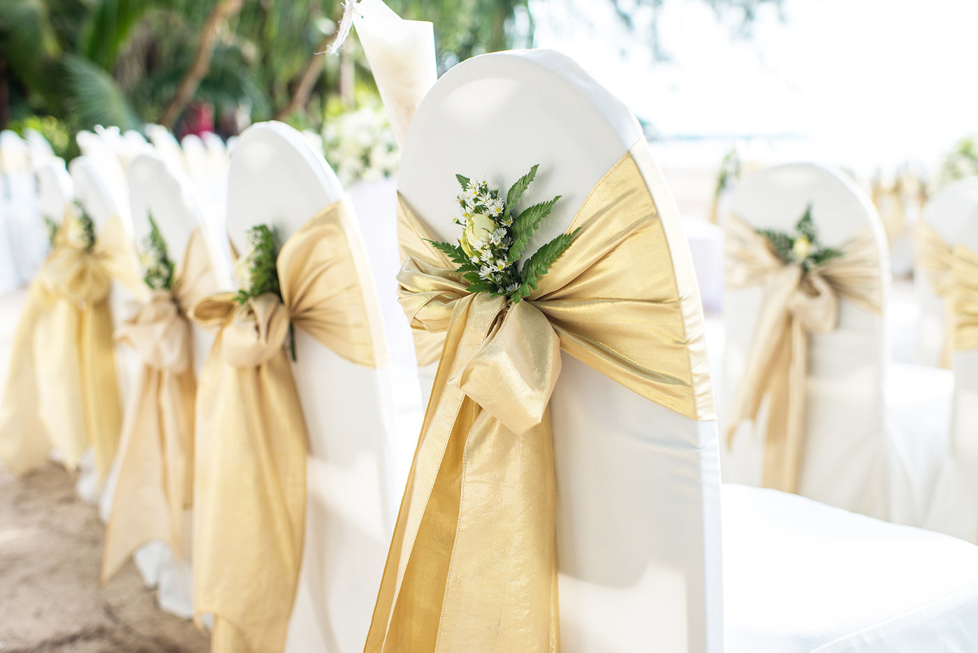 Wedding Chair Sashes & Bands
