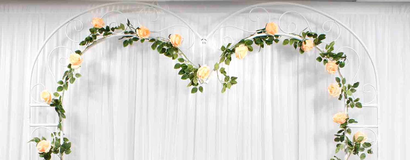 Artificial Flower Garlands, Vines and Hanging Flowers