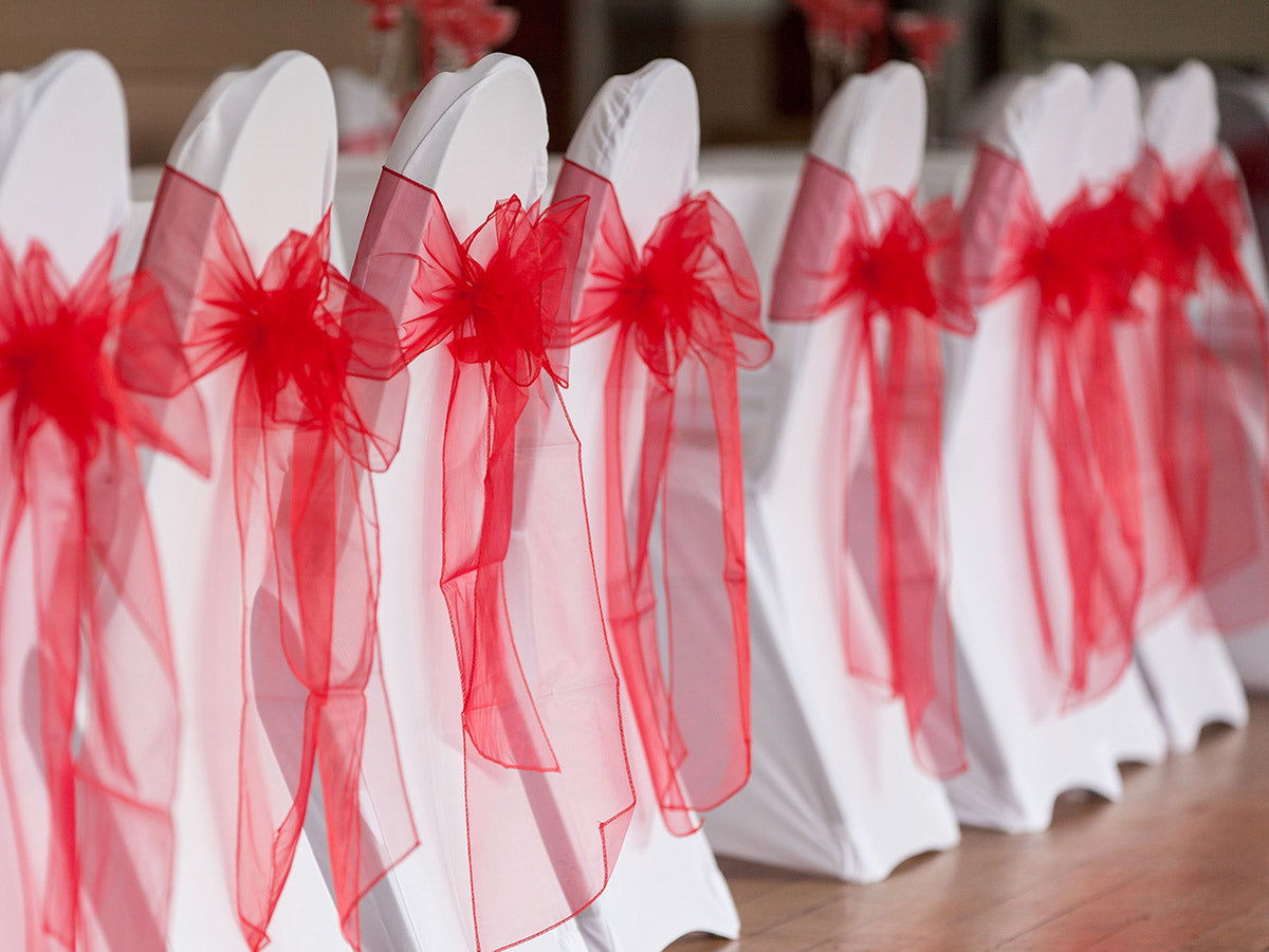 Christmas Chair Bows