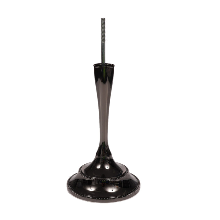3 Arm Antique Candelabra - Black Silver (26cm) Instruction Image 2