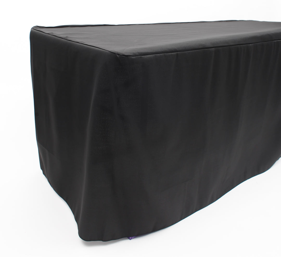 White 3 Sided Fitted Tablecloth (6ft)