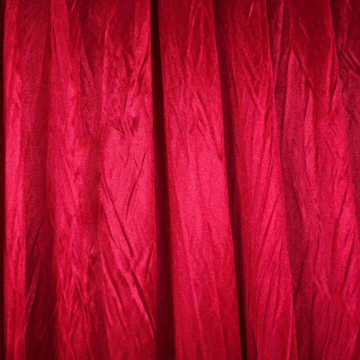 Burgundy Ice Silk Satin Backdrops - No Swag - 3 meters length x 3 meters high detail