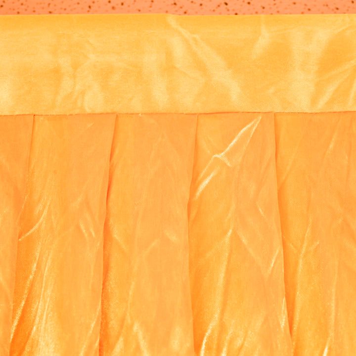 Gold Ice Silk Satin Backdrops - No Swag - 3 meters length x 3 meters high curtain rod hole