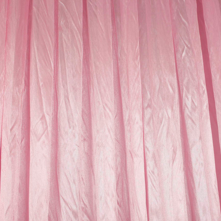 Light Pink Ice Silk Satin Backdrops - No Swag - 3 meters length x 3 meters high detail