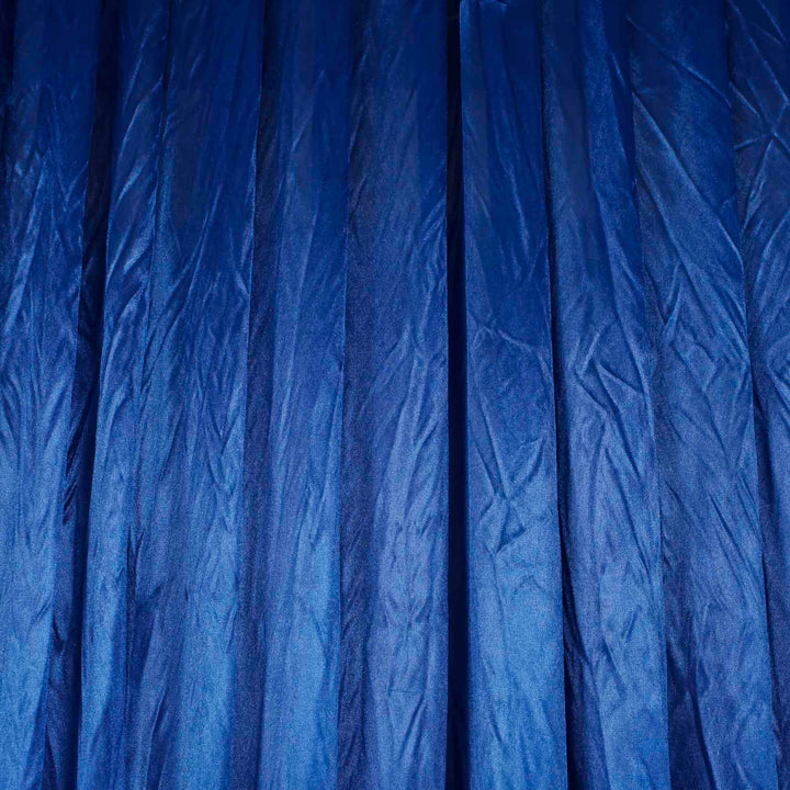 Royal Blue Ice Silk Satin Backdrops - No Swag - 3 meters length x 3 meters high detail