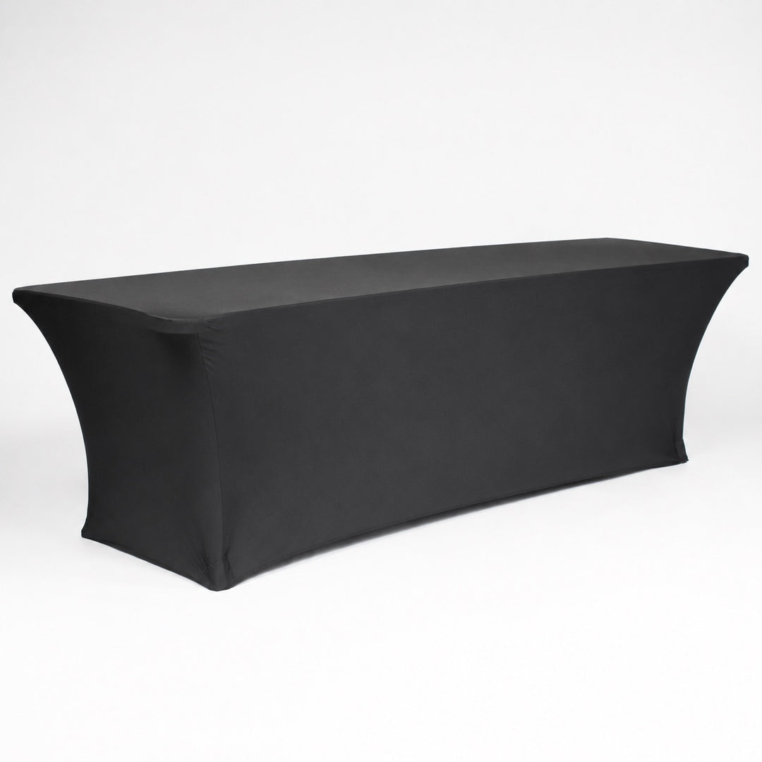 Lycra Fitted Tablecloth - Black (8ft)