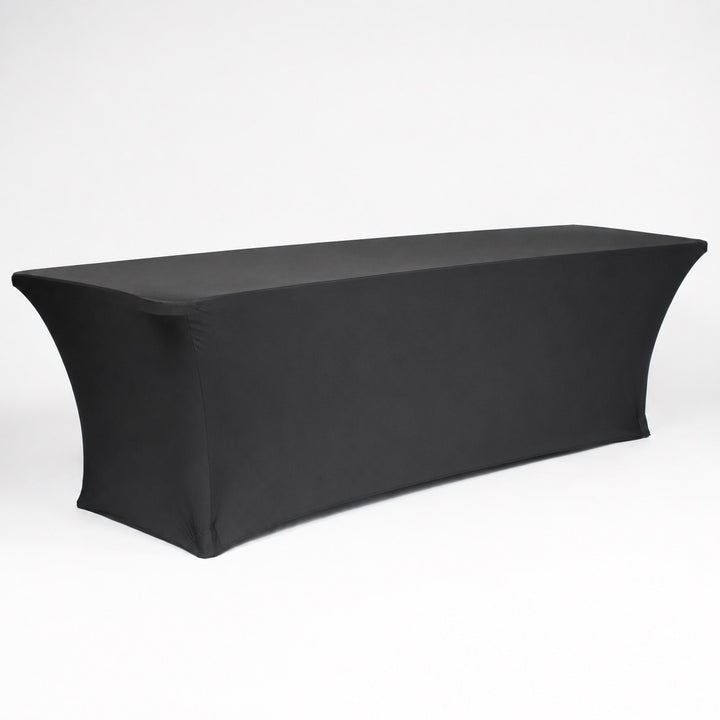 Lycra Fitted Tablecloth - Black (8ft)