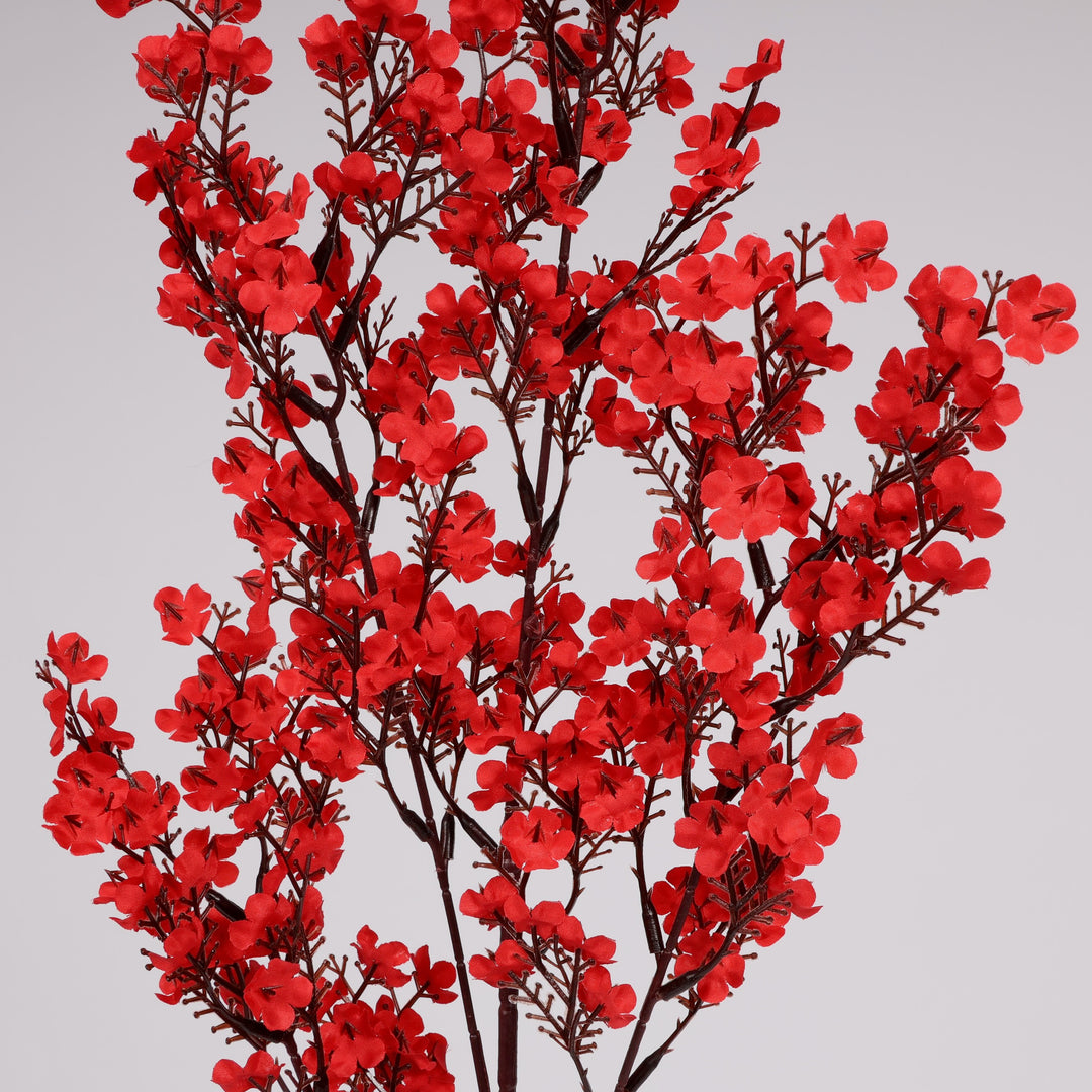 Premium Large Cherry Blossom Branch - Red (1.1m)