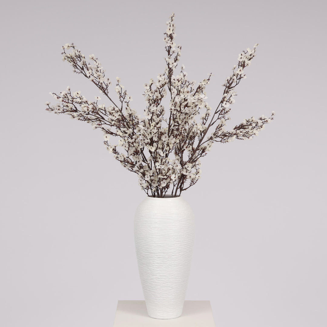 Premium Large Cherry Blossom Branch - White (1.1m)