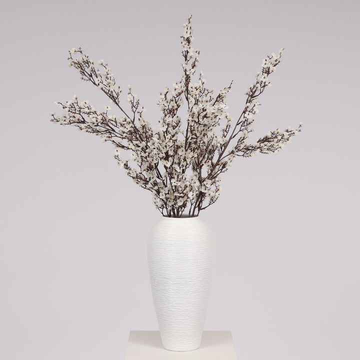 Premium Large Cherry Blossom Branch - White (1.1m)